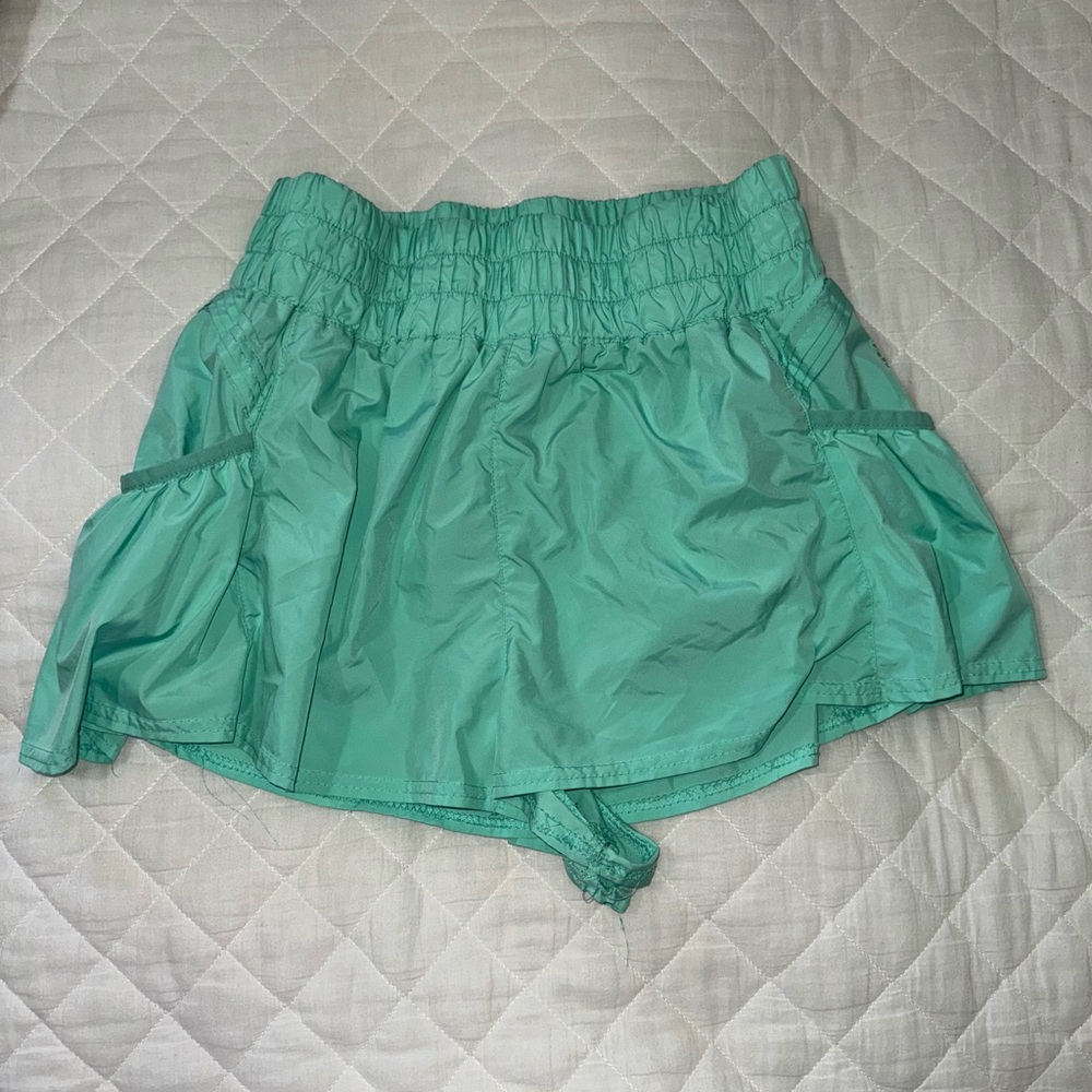 Free People Teal Shorts